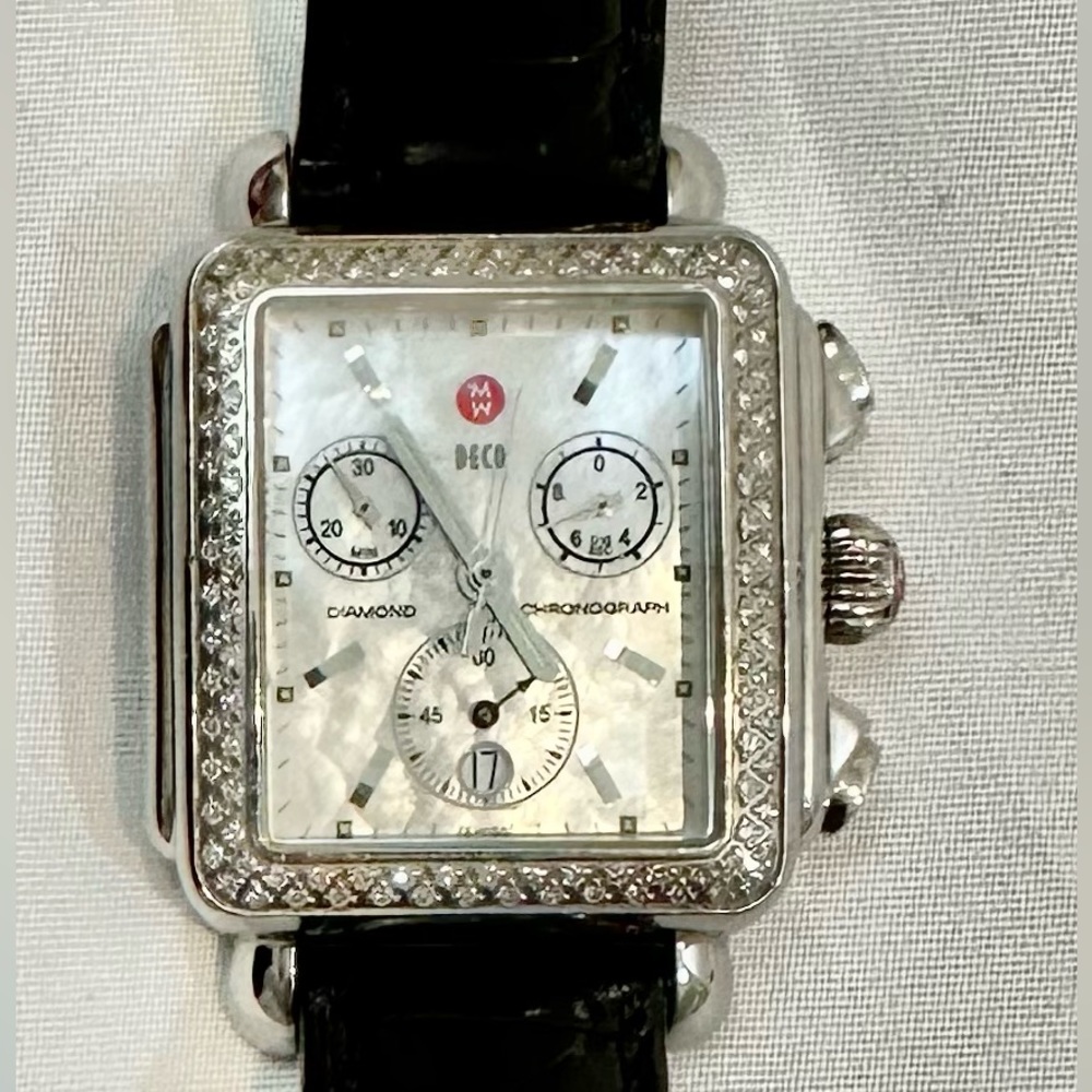 Michele watch  .60ct tw 108 diamonds